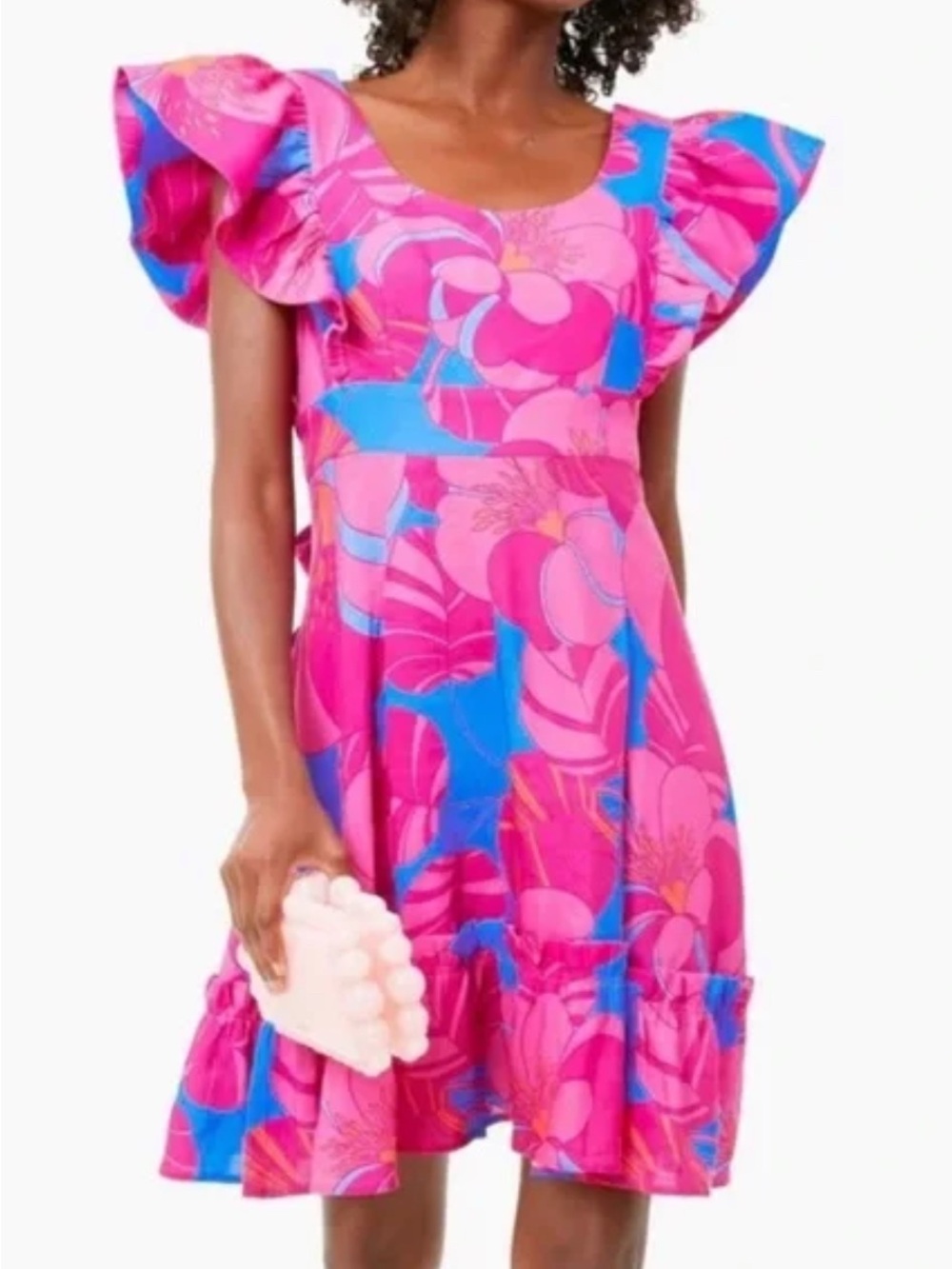 Tuckernuck Pink and Blue Floral Dress